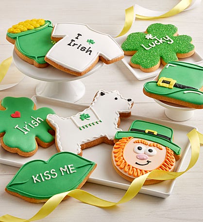 St Pat's Day Artisan Iced Cookies